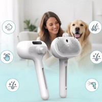 Расческа для животных Zmaker с распылением паровая массажная щетка для кошек собак и шерсти