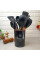 Силиконовый кухонный набор Kitchen Set 12 предметов с деревянными ручками для приготовления пищи