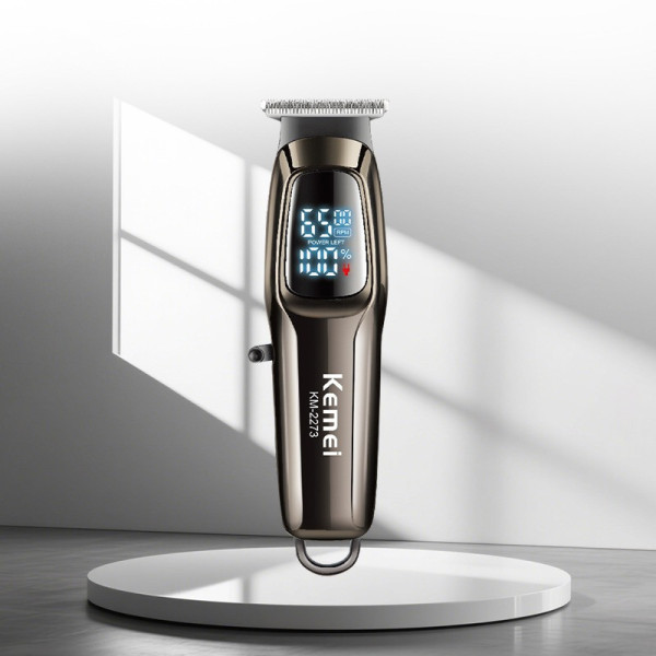 Машинка для стрижки Kemei KM-2273 универсальная машинка аккумуляторная с USB зарядкой и 3 насадками до 180 минут