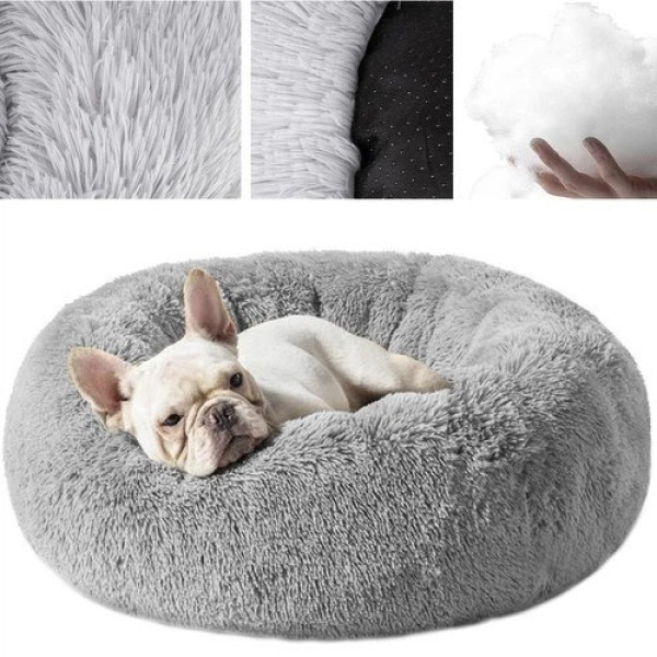 Спальное место для животных Pet Sleeping Bag уютная круглая лежанка 44 см для кошек и собак антистресс эффект