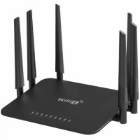 Маршрутизатор Wi-Fi LV-WR50Q із 6 антенами для стабільного інтернету вдома та офісу 2.4 ГГц 300 Мбіт/с