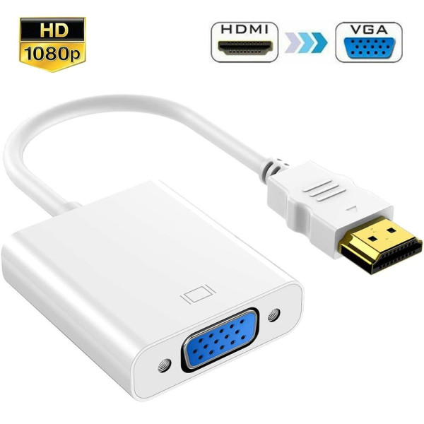 Переходник HDMI VGA STLab U-990 Pro конвертер сигнала для монитора и проектора Full HD