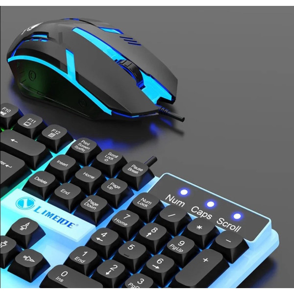 Игровой комплект GTX350 USB RGB клавиатура мышь для ПК ноутбука черный