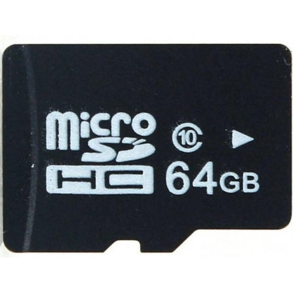 Карта MicroSD 64 ГБ, Class 10 UHS-I для камер, смартфонов и планшетов