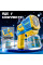 Пистолет для мыльных пузырей Bubble Gun 401018, автоматический пузырьков с LED-подсветкой, до 5000 пузырьков/мин