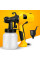 Электрический кракопульт Paint Sprayer, распылитель краски 500 Вт с регулировкой подачи и баком 650 мл (желтый)