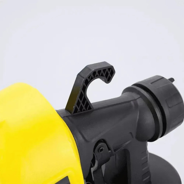 Электрический кракопульт Paint Sprayer, распылитель краски 500 Вт с регулировкой подачи и баком 650 мл (желтый)