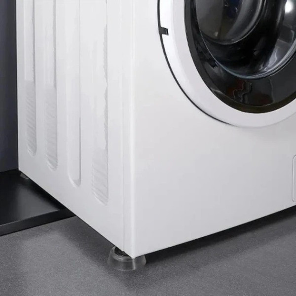 Антивибрационные подставки для стиральной машины Refrigerator floor mat, прозрачные резиновые амортизаторы (4 шт.)