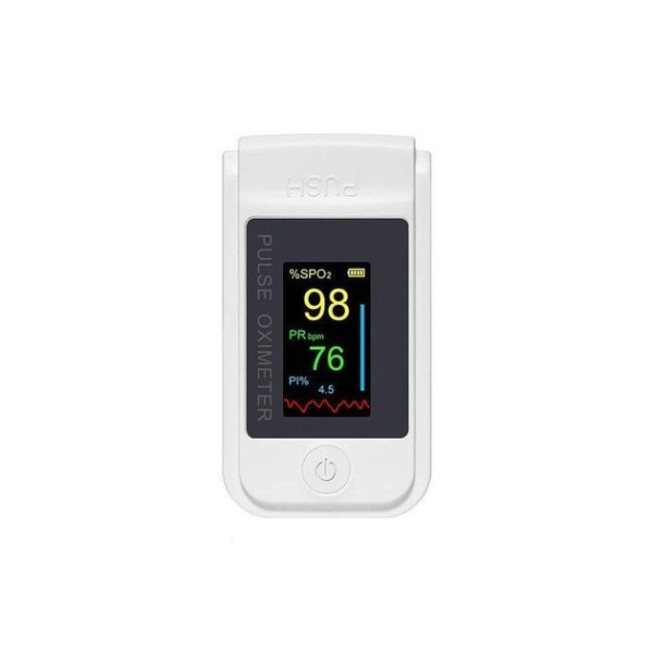 Пульсоксиметр LK89 электронный на палец с LCD дисплеем для измерения сатурации и пульса