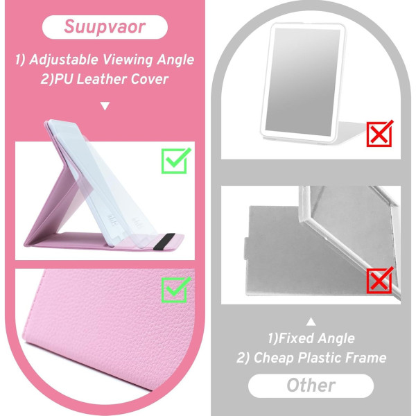 Зеркало для макияжа LED Makeup Mirror Stand настольное с подсветкой и сенсорным управлением