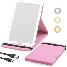 Зеркало для макияжа LED Makeup Mirror Stand настольное с подсветкой и сенсорным управлением
