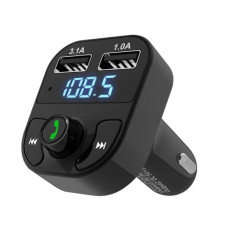 FM-трансмиттер X8-BT автомобильный Bluetooth модулятор с USB зарядкой и Hands Free