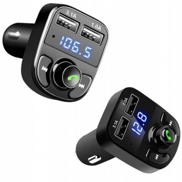 FM-трансмиттер X8-BT автомобильный Bluetooth модулятор с USB зарядкой и Hands Free