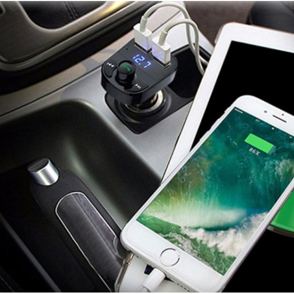 FM-трансмиттер X8-BT автомобильный Bluetooth модулятор с USB зарядкой и Hands Free