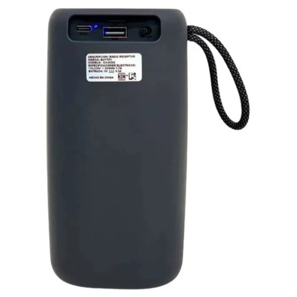 Портативная Bluetooth колонка MB-041 9150 беспроводная акустика 10 Вт с LED-подсветкой и аккумулятором 1200 мАч
