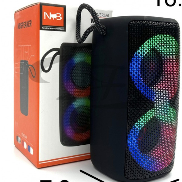 Портативная Bluetooth колонка MB-041 9150 беспроводная акустика 10 Вт с LED-подсветкой и аккумулятором 1200 мАч