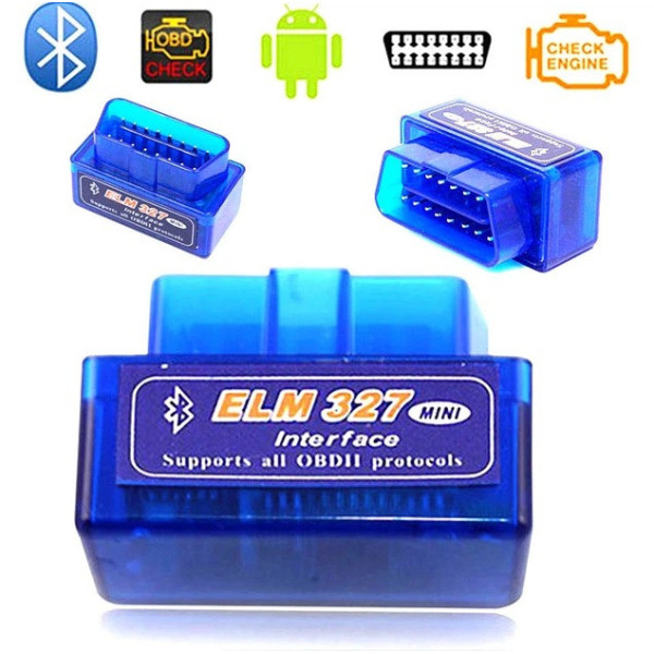 Автосканер Bluetooth ELM327 V2.1, диагностический адаптер OBD2 для проверки ошибок автомобиля