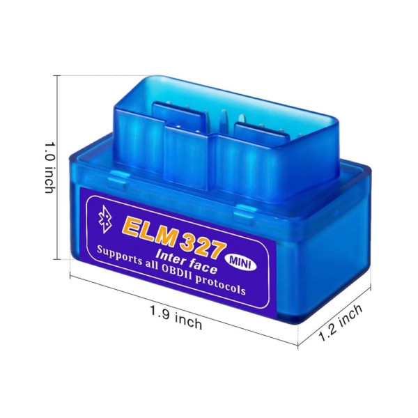 Автосканер Bluetooth ELM327 V2.1, диагностический адаптер OBD2 для проверки ошибок автомобиля