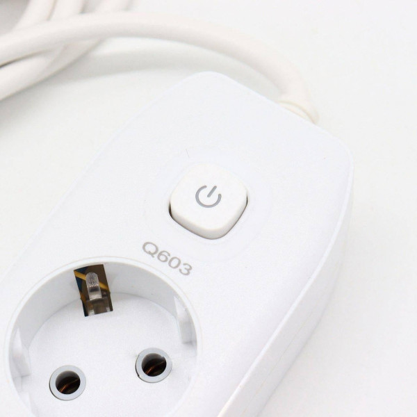 Сетевой фильтр AND-16-20 3 розетки + USB и Type-C, удлинитель с защитой от перенапряжения и быстрой зарядкой
