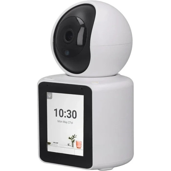 Камера видеоняня ICSEE V1-20C 3 Мп Wi-Fi с подключением к телефону, поворотная IP камера с двусторонней связью