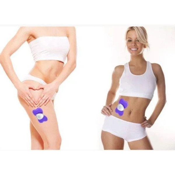 Миостимулятор Butterfly Massager для мышц тела, электронный EMS массажер «Бабочка» с 6 режимами и 10 уровнями интенсивности