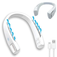 Портативный вентилятор на шею Arctic Air безлопастной аккумуляторный USB Type-C, мини вентилятор для прогулок и путешествий