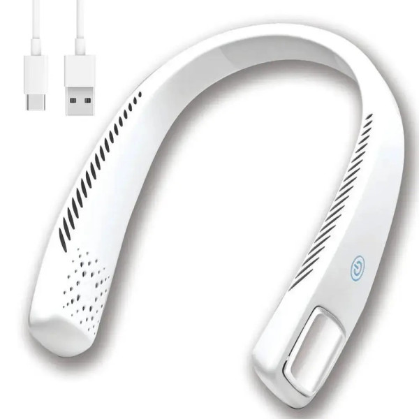 Портативный вентилятор на шею Arctic Air безлопастной аккумуляторный USB Type-C, мини вентилятор для прогулок и путешествий