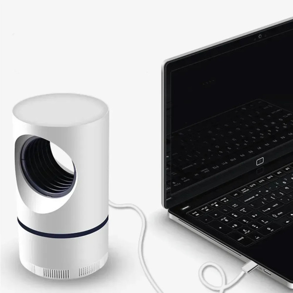 Лампа ловушка от комаров Mosquito Killer JB-666 USB, электрический уничтожитель насекомых с УФ-подсветкой для дома и дачи