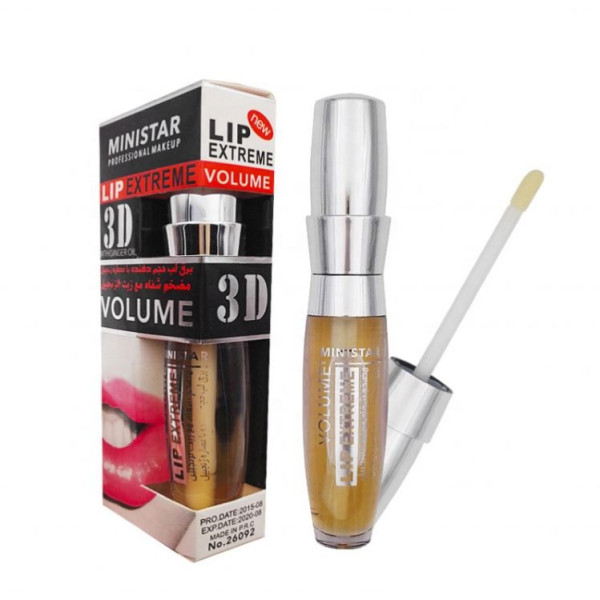 Блеск для губ с эффектом увеличения Minister Lip Extreme 3D имбирный, масло-блеск для объема и увлажнения губ