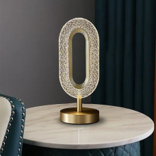 Настольная аккумуляторная лампа Creative Table Lamp 16 с кристаллами, сенсорный светильник 3 режима свечения USB