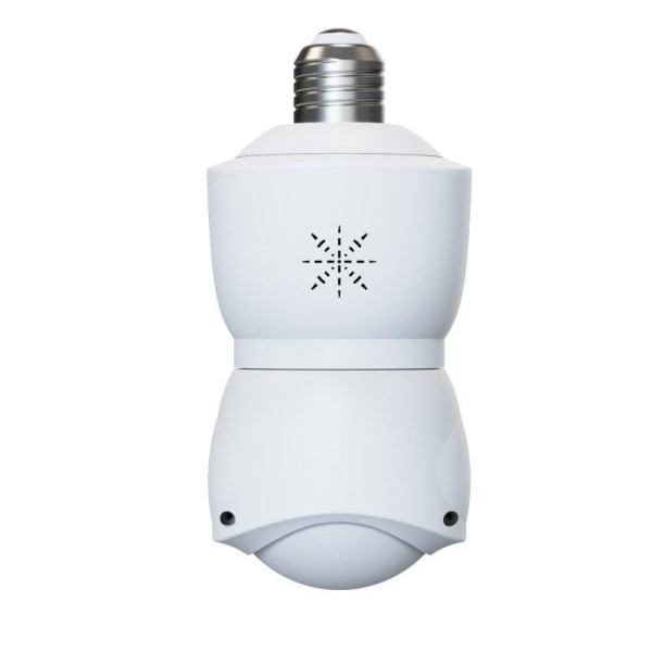 Камера видеонаблюдения PTZ-Lamp V09 Wi-Fi 2MP 1080P в патрон E27, поворотная IP камера с ночным видением и двусторонней связью