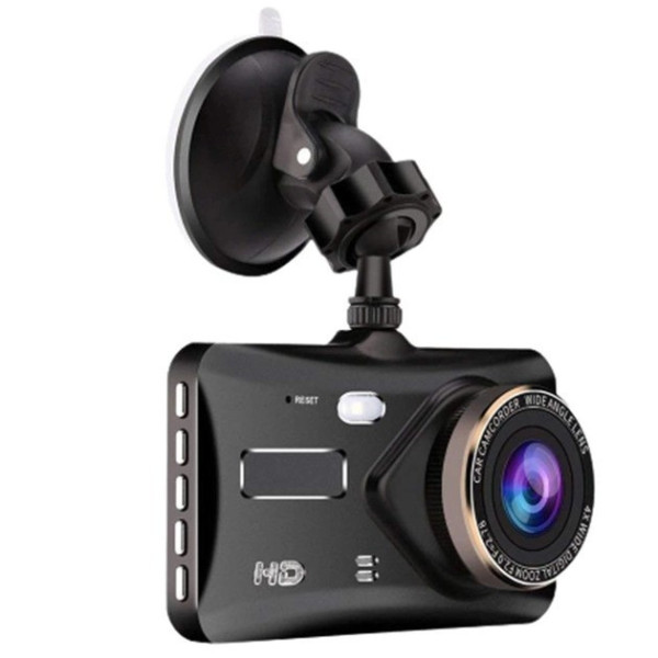 Автомобильный видеорегистратор BT-100 Full HD 1080P с двумя камерами, сенсорным экраном 4" и камерой заднего вида
