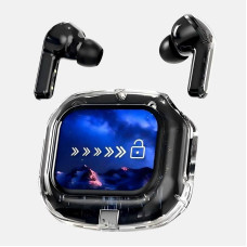 Беспроводные наушники Inspire Air MAX Bluetooth 5.0 с прозрачным кейсом и LCD-дисплеем
