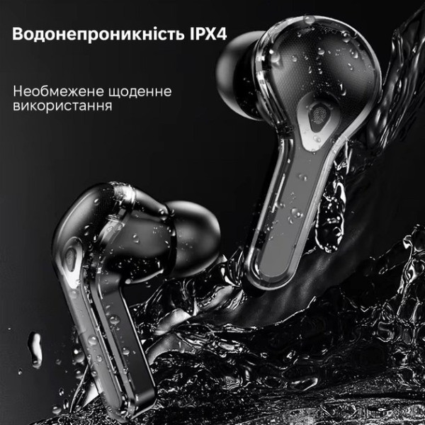 Беспроводные наушники Inspire Air MAX Bluetooth 5.0 с прозрачным кейсом и LCD-дисплеем