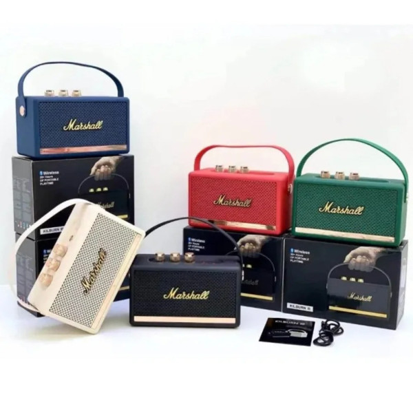 Портативная Bluetooth колонка Marshall W4 беспроводная с FM-радио, USB, microSD и TWS
