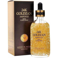 Сыворотка для лица 24K Gold Ampoule Goldzan 100 мл с пептидами и экстрактом золотая, увлажняющая антивозрастная эссенция