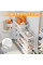 Полка для обуви CLOTHES RACK 113-5 4-х ярусная, стеллаж-органайзер для обуви с ящиком для хранения в прихожей