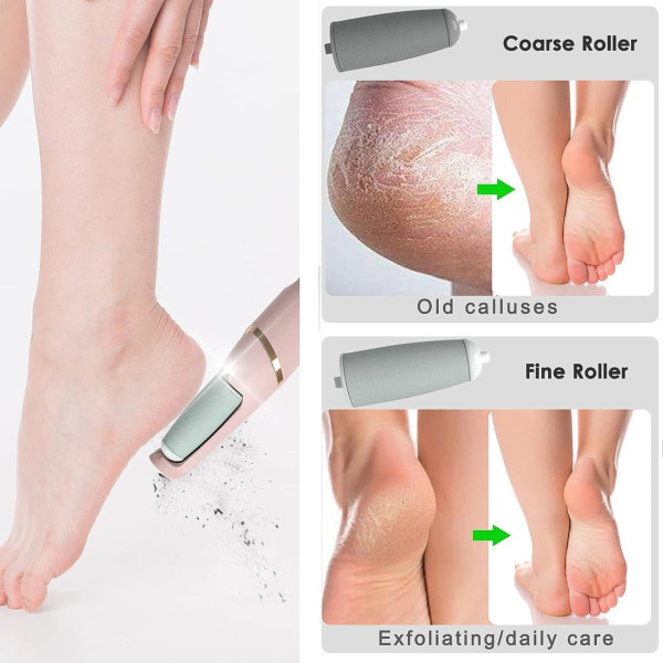 Электрическая пемза для пяток Flawless Pedi RD-9021 аккумуляторная, роликовая пила для удаления мозолей и огрубевшей кожи