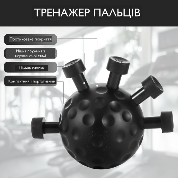 Эспандер для кисти Zelart POWER WRIST с регулируемой нагрузкой, тренажер для пальцев и силы хвата