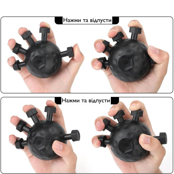Эспандер для кисти Zelart POWER WRIST с регулируемой нагрузкой, тренажер для пальцев и силы хвата