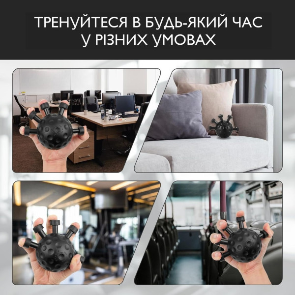 Эспандер для кисти Zelart POWER WRIST с регулируемой нагрузкой, тренажер для пальцев и силы хвата