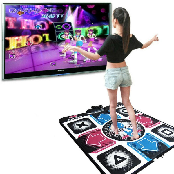 Танцевальный коврик Dance Mat PC+TV с подключением к компьютеру и телевизору, игровая танцевальная платформа