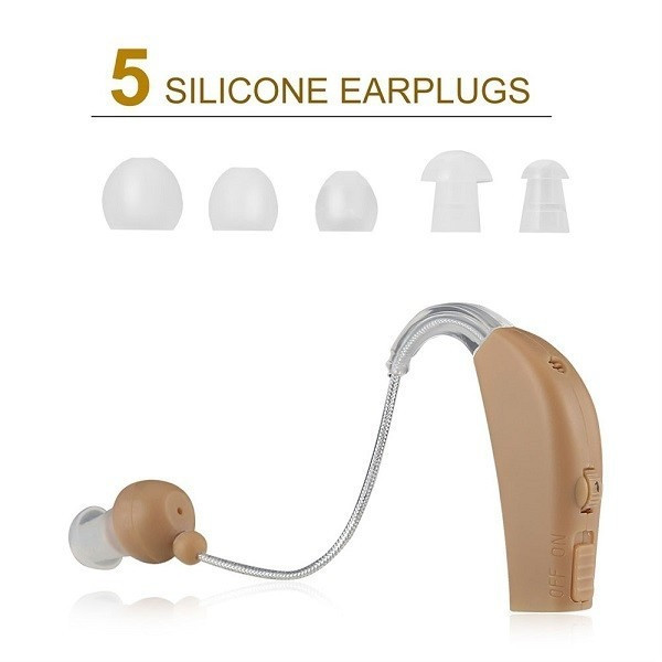 Слуховой аппарат Ultra Sound Amplifier заушной усилитель слуха с аккумулятором