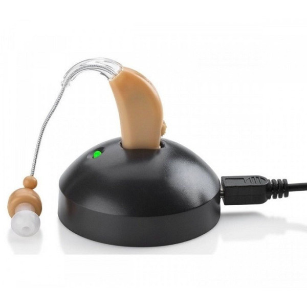 Слуховой аппарат Ultra Sound Amplifier заушной усилитель слуха с аккумулятором