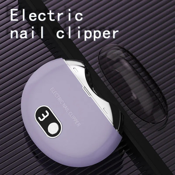 Триммер для стрижки ногтей Nail-Clipper аккумуляторный с дисплеем