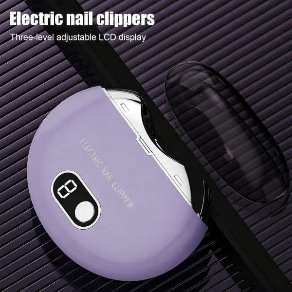 Триммер для стрижки ногтей Nail-Clipper аккумуляторный с дисплеем