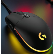 Игровая мышь G102 Lightsync USB ведущая для ПК и ноутбука, геймерская компьютерная мышка с LED подсветкой