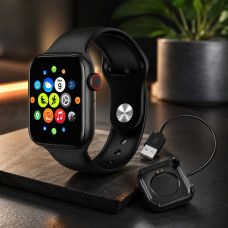 Смарт часы T500 Smartwatch из Bluetooth, умные часы с измерением пульса, давления, кислорода в крови, шагомером