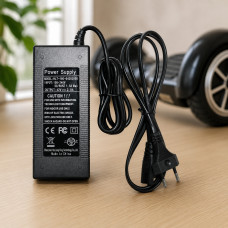 Зарядний пристрій для гіроборда 42V 2A, адаптер живлення для гіроскутера та міні-сегвея
