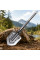 Лопата туристична Multifunctional Shovel ES-118 складана 10 в 1 з чохлом, мультитул із неіржавкої сталі